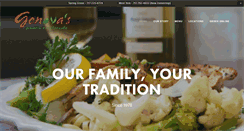 Desktop Screenshot of genovaspizza.com